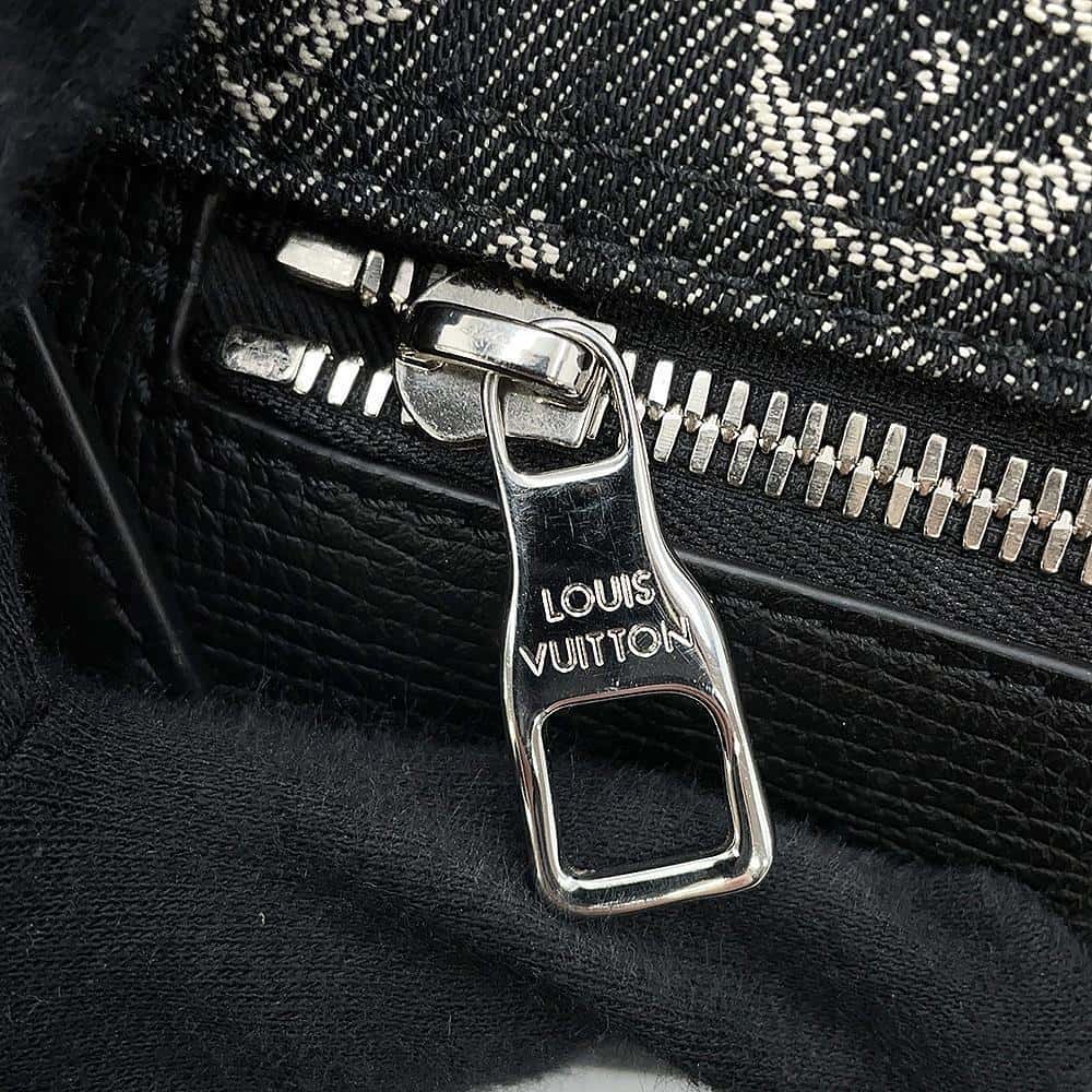 LOUIS VUITTON BUSAS TOKYO NIGOCollaboration NoirM45971 Monogram Denim Taurillon Leather