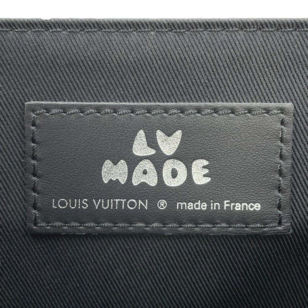 LOUIS VUITTON BUSAS TOKYO NIGOCollaboration NoirM45971 Monogram Denim Taurillon Leather