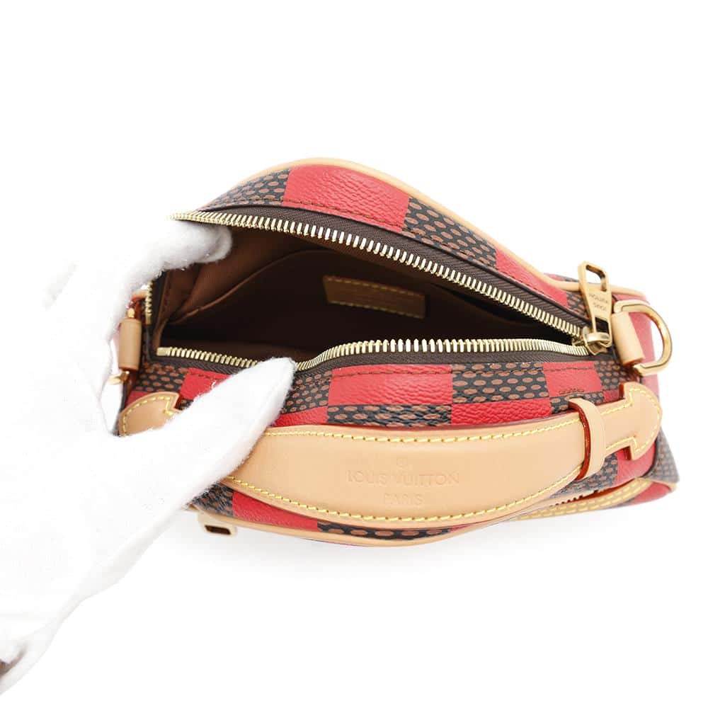 LOUIS VUITTON Chess Messenger RedN40561 Damier・Pop