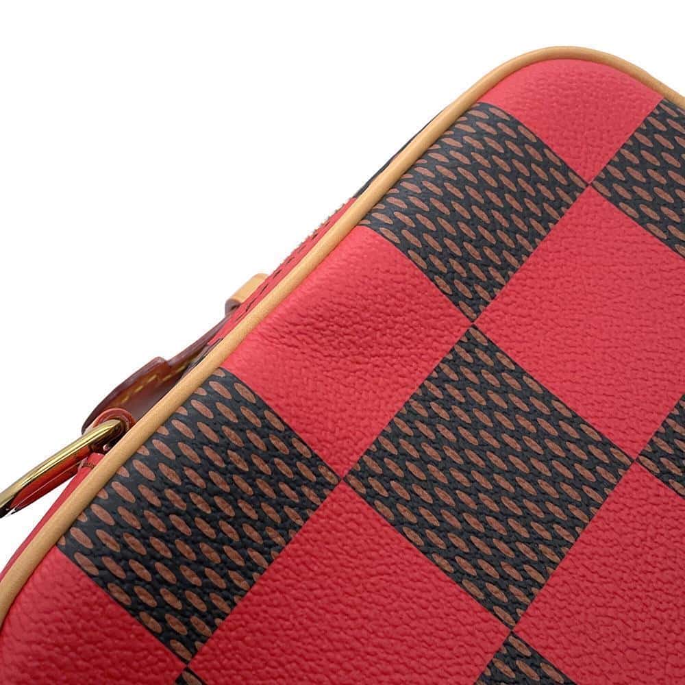 LOUIS VUITTON Chess Messenger RedN40561 Damier・Pop