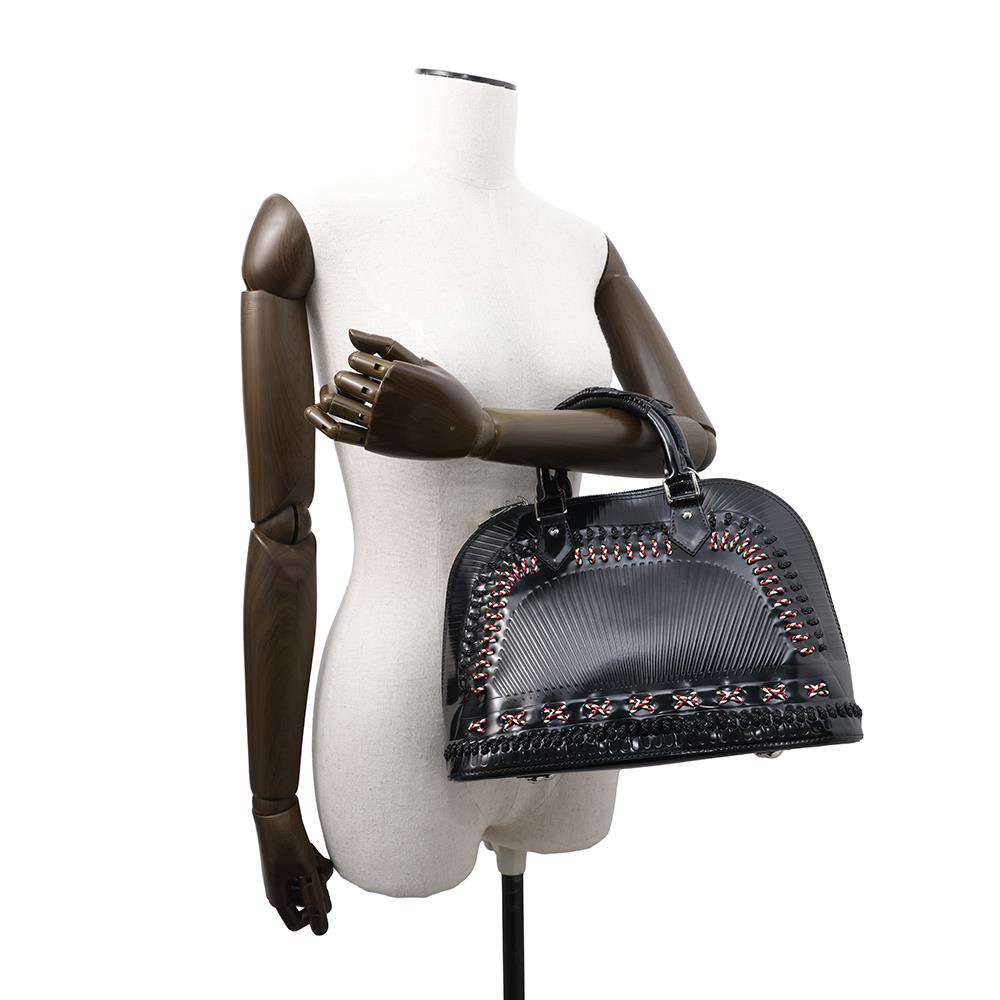 LOUIS VUITTON Kansai Yamamoto Collaboration Alma Samurai NoirM51670 Patent Leather Size PM