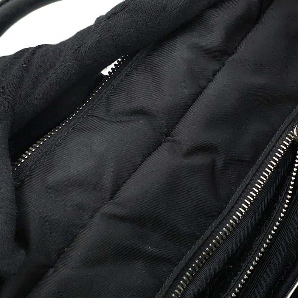 PRADA Small Padded Re-Nylon Tote Bag Black1BG436 Nylon