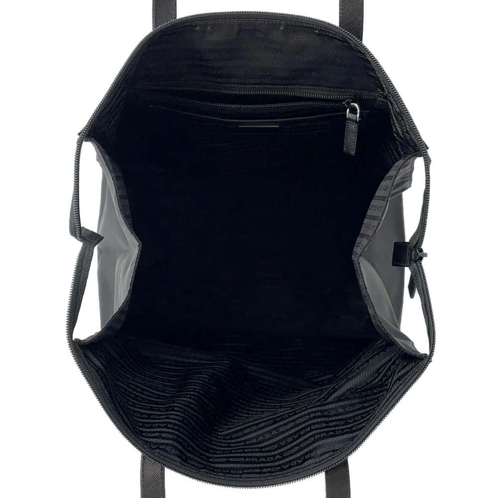 PRADA Shopping bag Tote Bag Black1BG132 Nylon