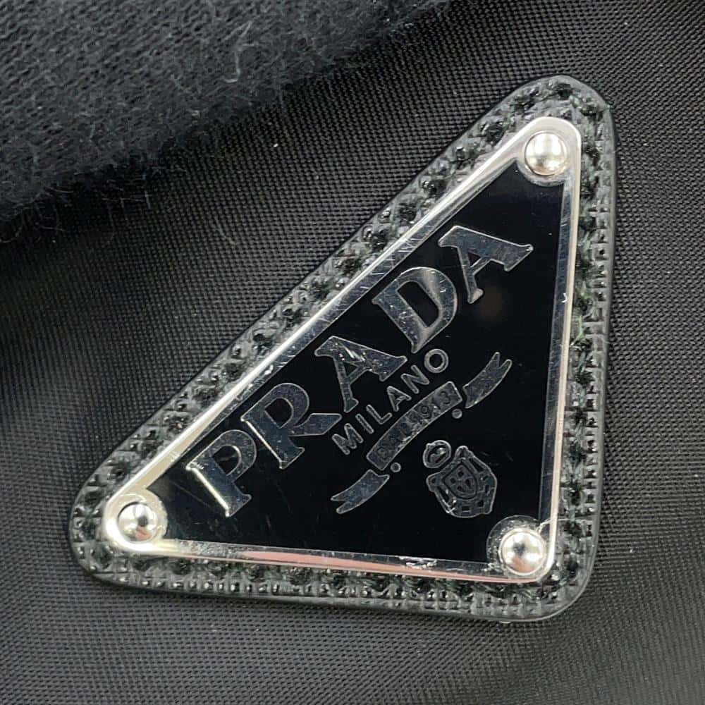 PRADA Shopping bag Tote Bag Black1BG132 Nylon