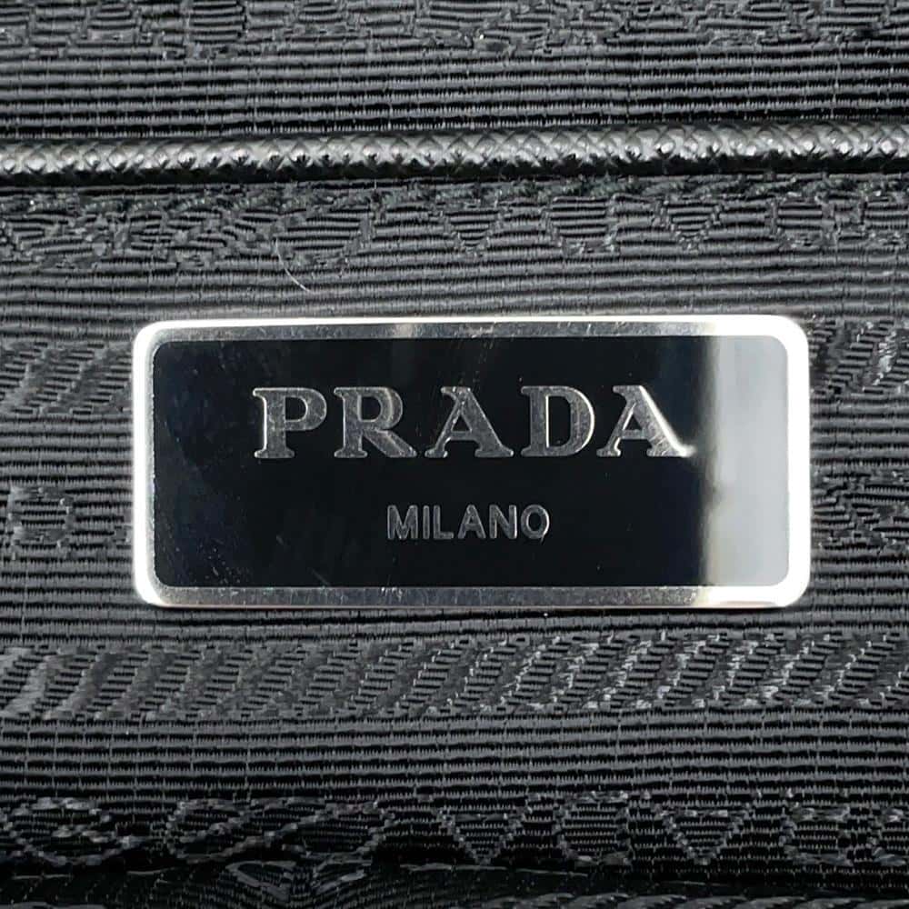 PRADA Shopping bag Tote Bag Black1BG132 Nylon