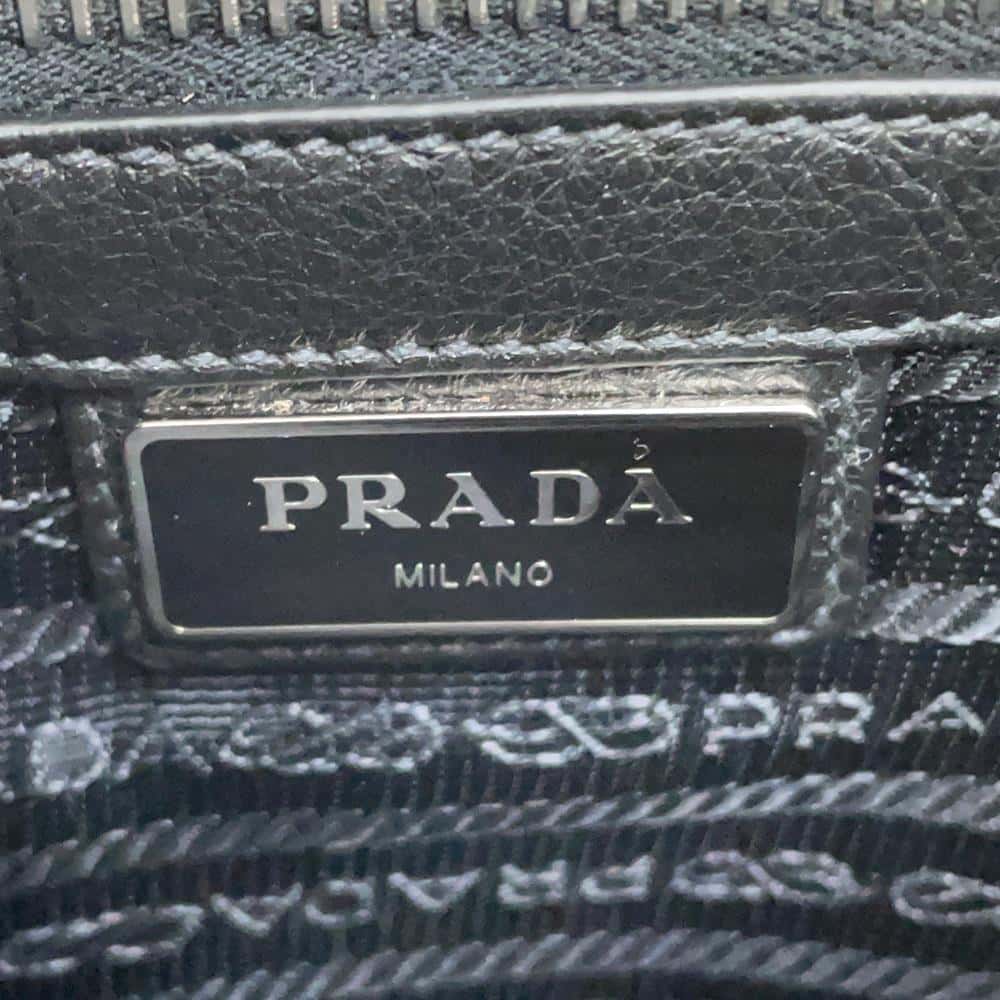 PRADA Shoulder Bag BlackVA1055 Calf Leather