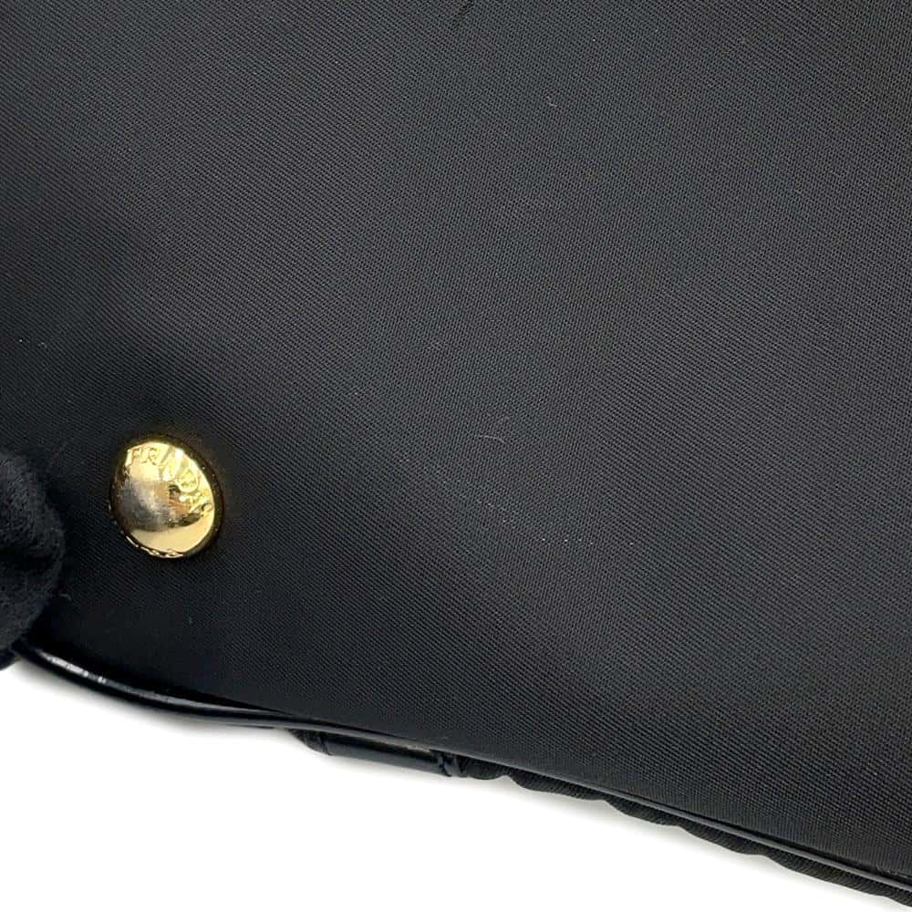 PRADA 2WAYHandbag Black1BB013 Nylon Leather