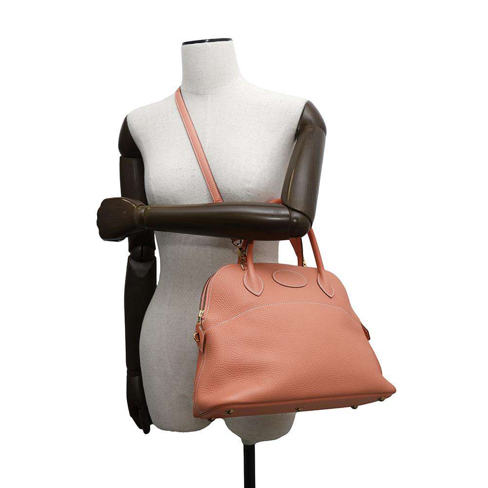 HERMES Bolide Crevette Taurillon Clemence Size 31