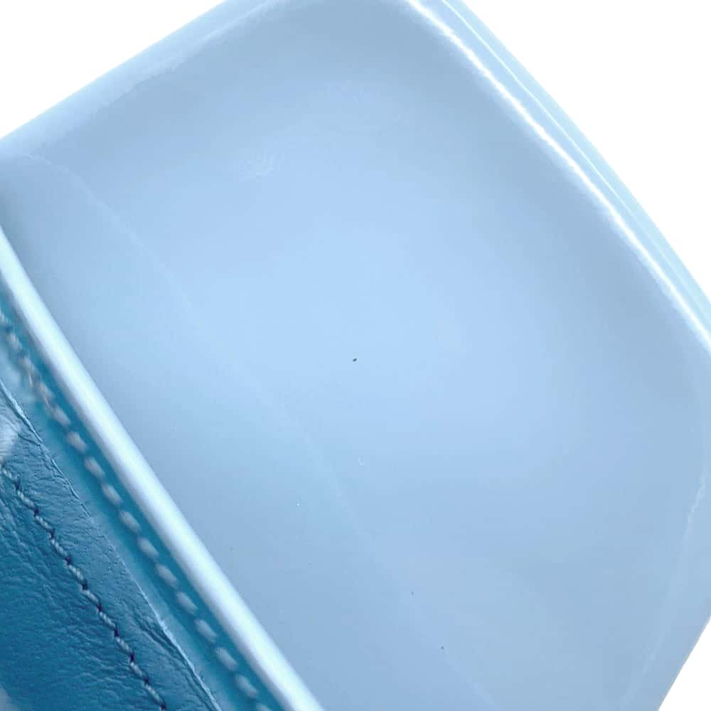 PRADA open toe clear mules Blue1XX644 Leather PVC Coated Canvas Size 36 1/2