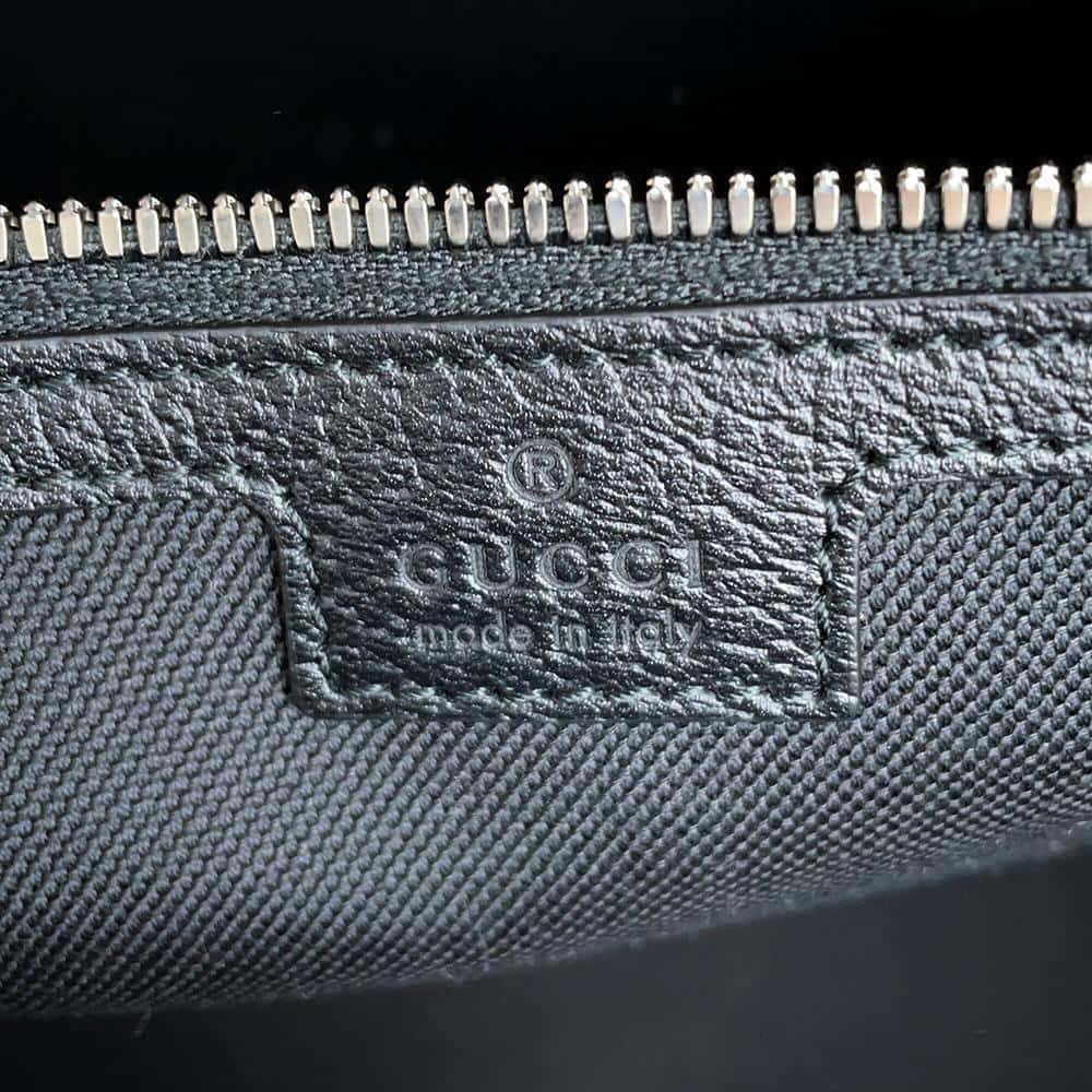 GUCCI Jumbo GG Small Duffle Bag Black739581 GG Canvas Leather