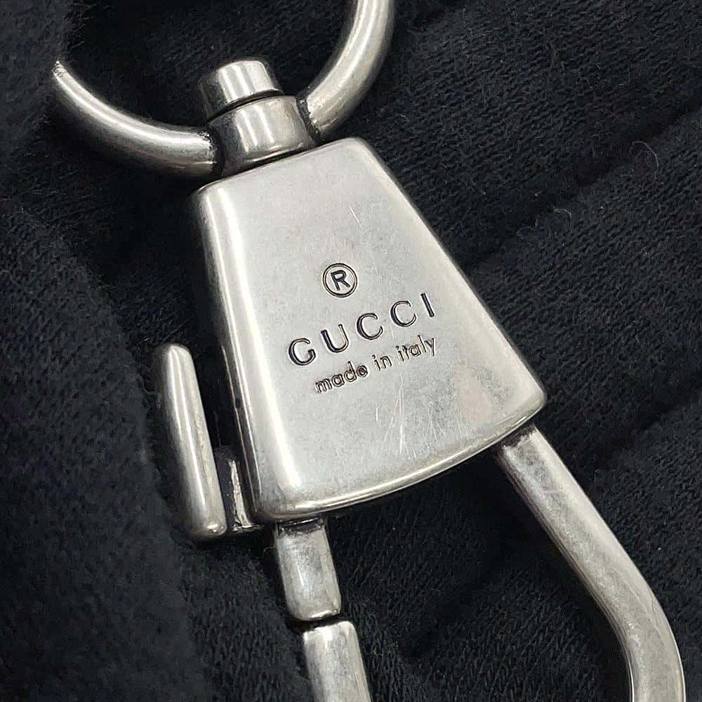 GUCCI Jumbo GG Duffle Travel Bag Black739625 Canvas Leather