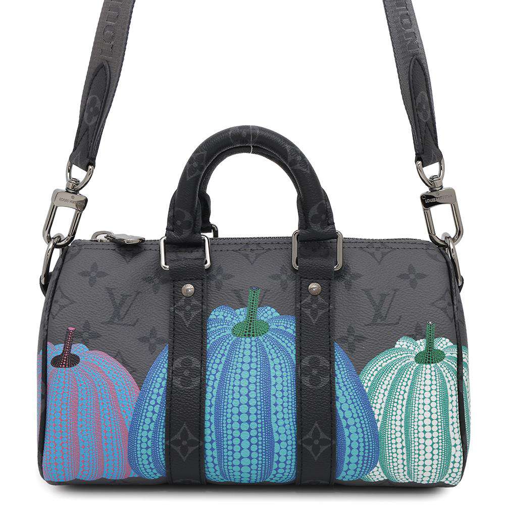 LOUIS VUITTON LVxYK Keepall Bandouliere NoirM46437 Monogram Eclipse Reverse Size 25