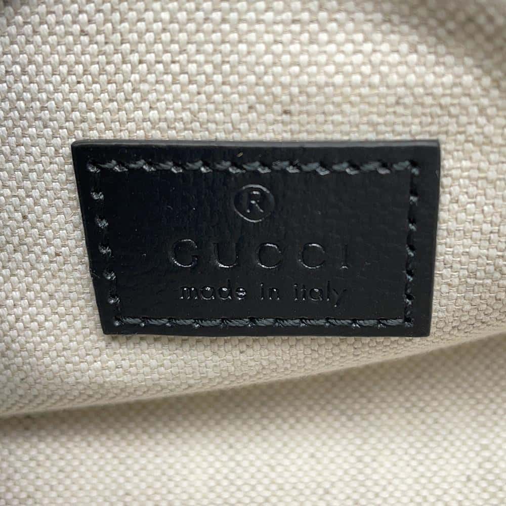 GUCCI Horsebit 1955 Shoulder Bag Black774209 Leather Size Mini