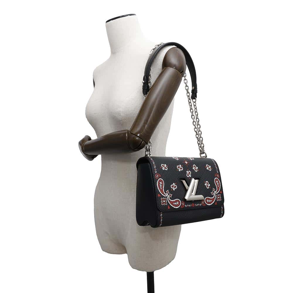 LOUIS VUITTON Twist Paisley BlackM53929 Epi Leather Size MM