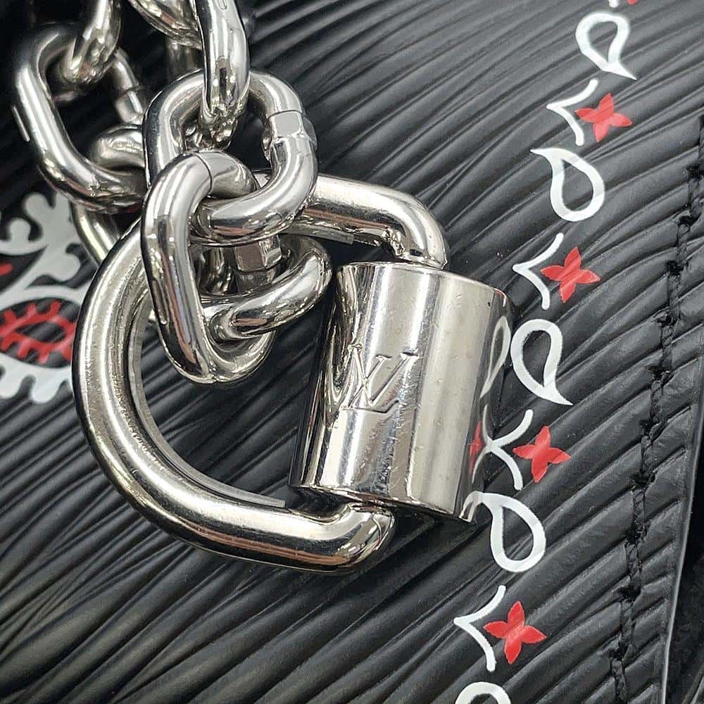 LOUIS VUITTON Twist Paisley BlackM53929 Epi Leather Size MM