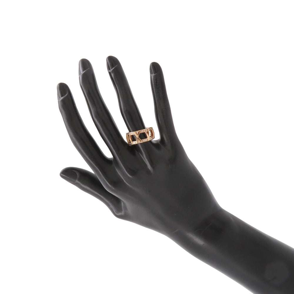 TIFFANY&Co. Atlas X Open Ring Size #11 18K Pink Gold