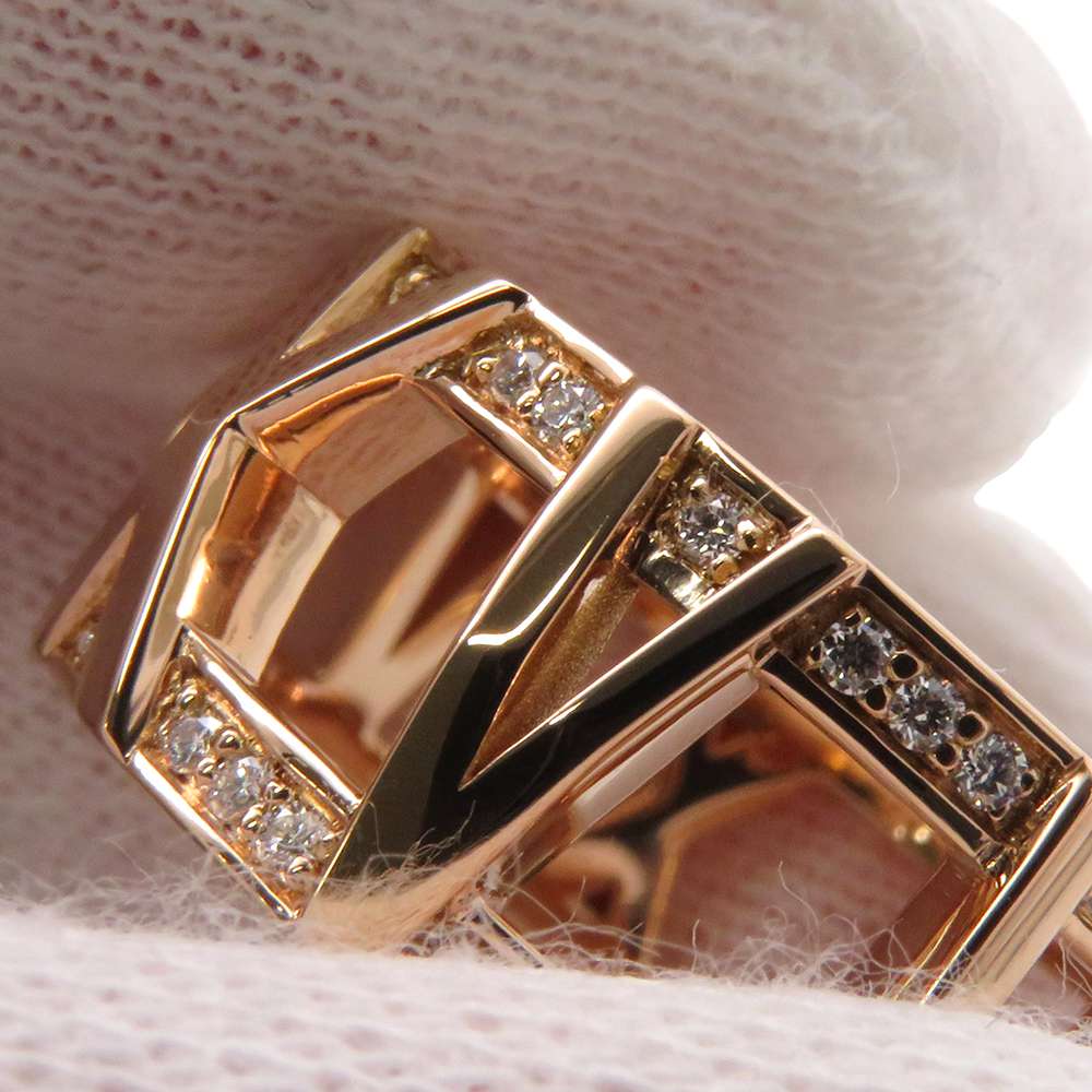 TIFFANY&Co. Atlas X Open Ring Size #11 18K Pink Gold