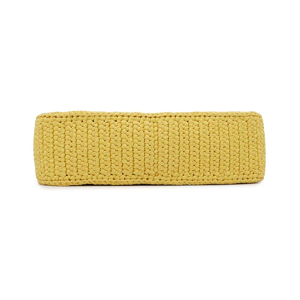 PRADA Re-Edition2005 Shoulder Bag Yellow1BH204 Raffia