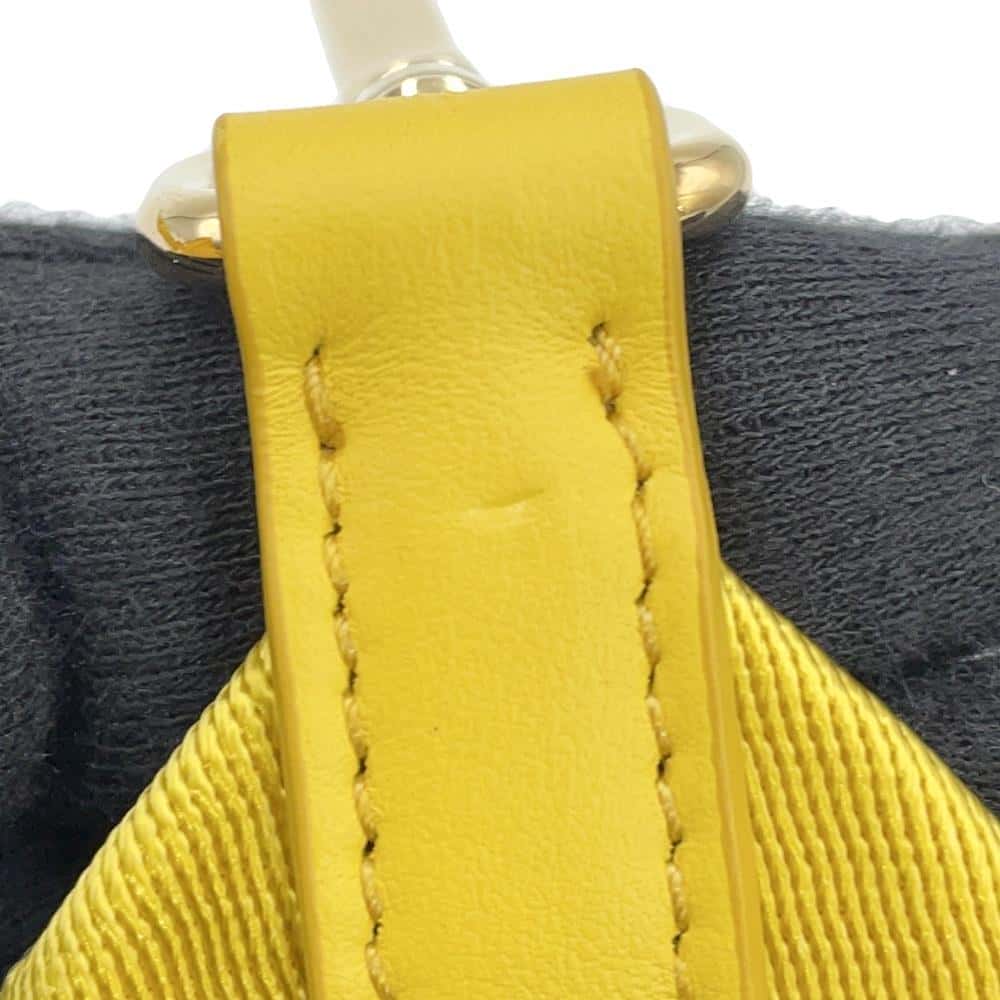 PRADA Re-Edition2005 Shoulder Bag Yellow1BH204 Raffia