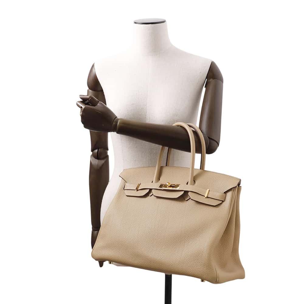 HERMES Birkin Trench Togo Leather Size 35