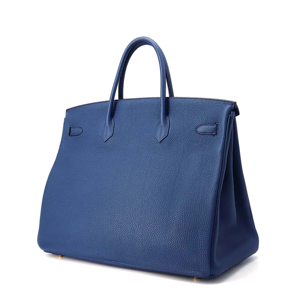 HERMES Birkin Deep Blue Togo Leather Size 40