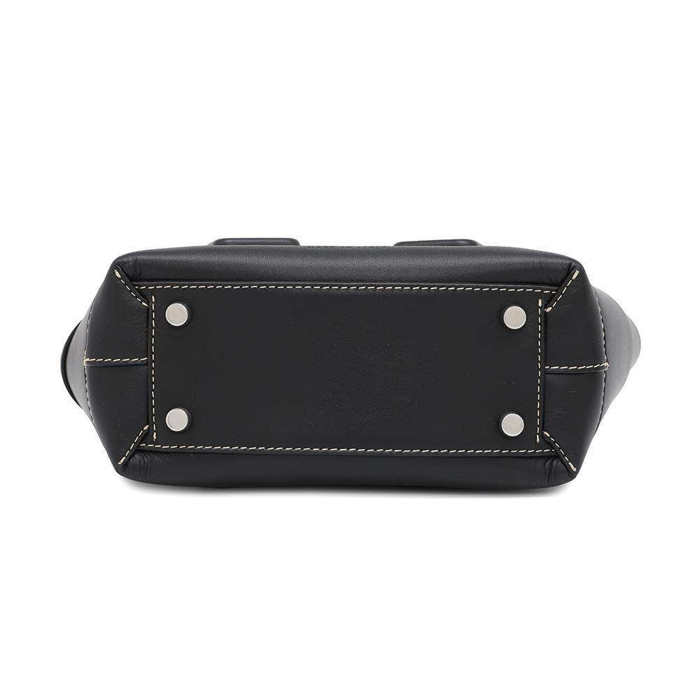 Bottega Veneta Miniza Arco 2way Handbag Black600606 Leather Size Small