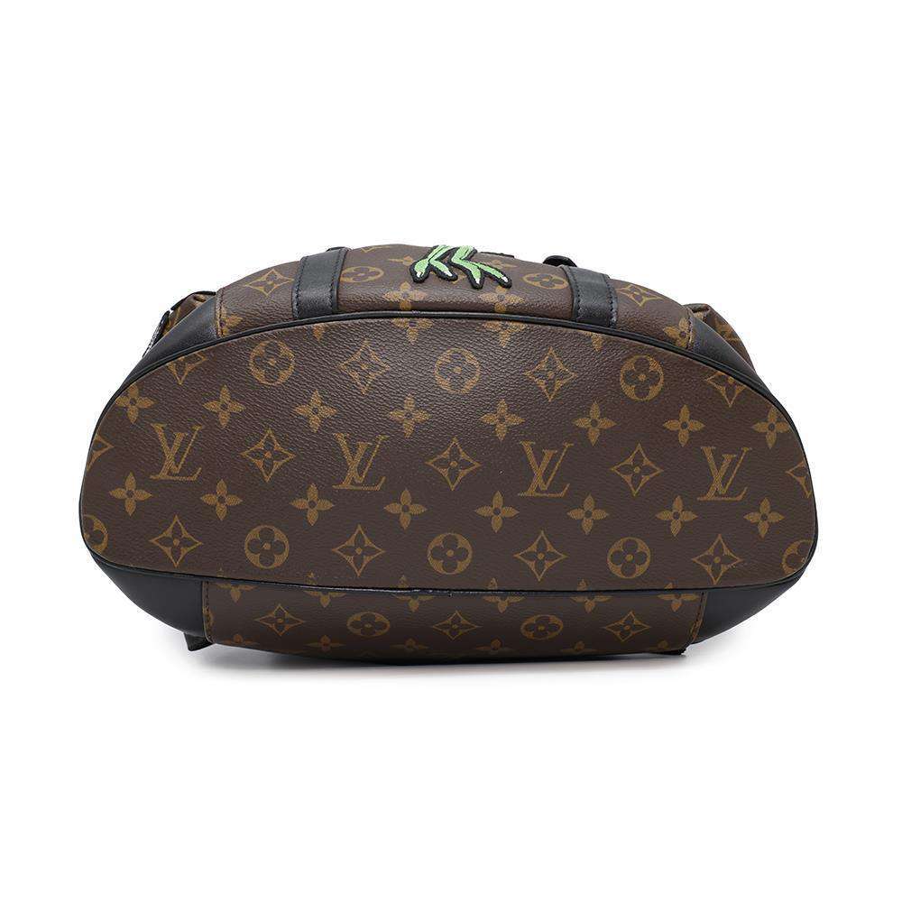 LOUIS VUITTON Christopher NoirM45617 Monogram Macassar Canvas LV Friends Size PM