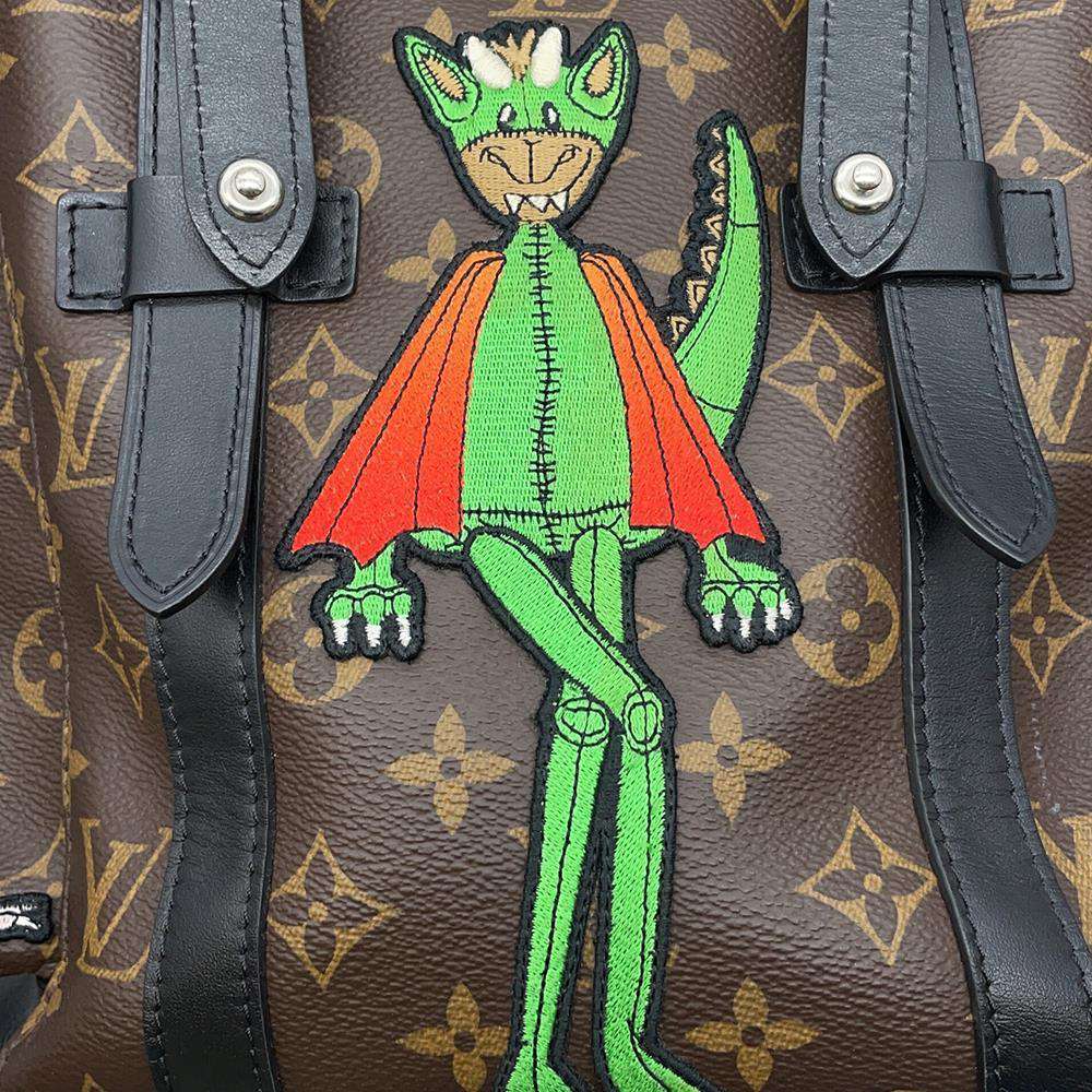 LOUIS VUITTON Christopher NoirM45617 Monogram Macassar Canvas LV Friends Size PM