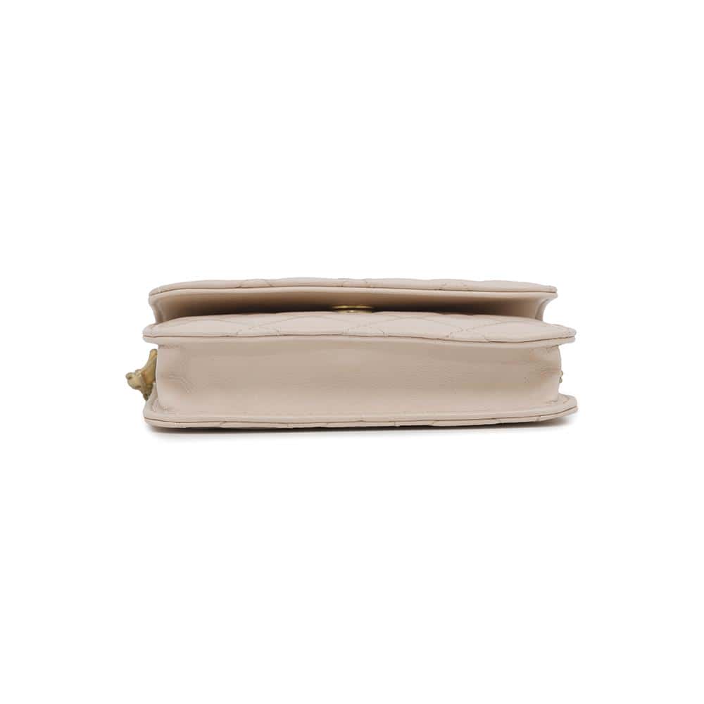 CHANEL Matelasse ChainClutch Bag PinkAP1628 Lambskin Size Mini