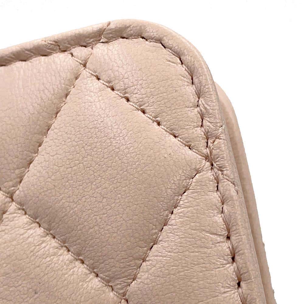 CHANEL Matelasse ChainClutch Bag PinkAP1628 Lambskin Size Mini