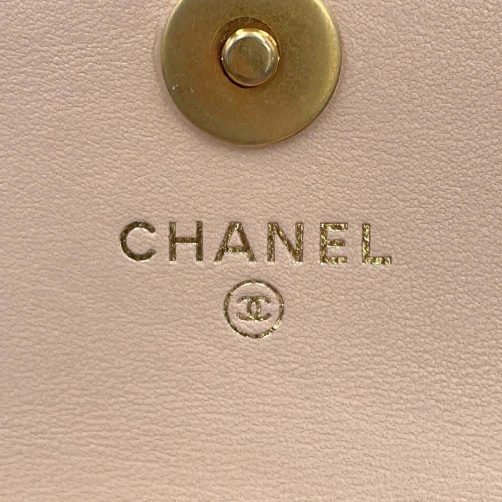 CHANEL Matelasse ChainClutch Bag PinkAP1628 Lambskin Size Mini
