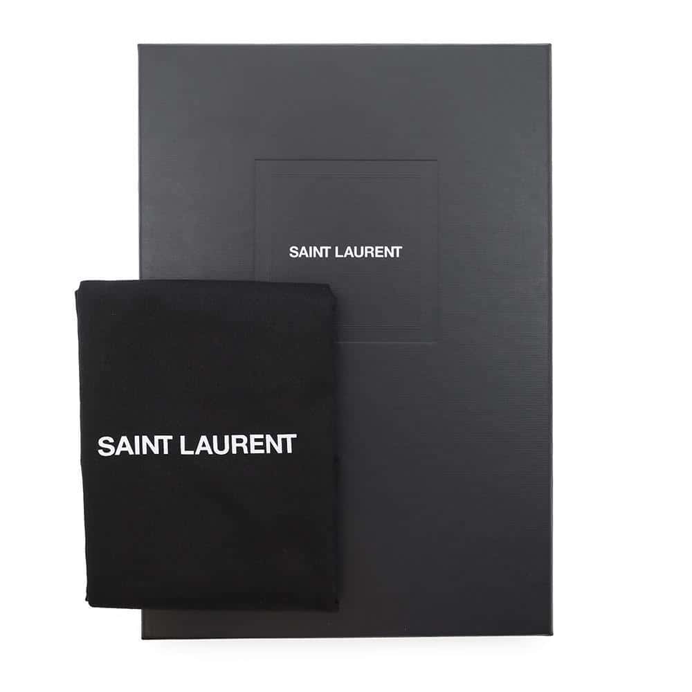 SAINT LAURENT PARIS Envelope ChainShoulder Bag Black600185 Calf Leather Size Medium