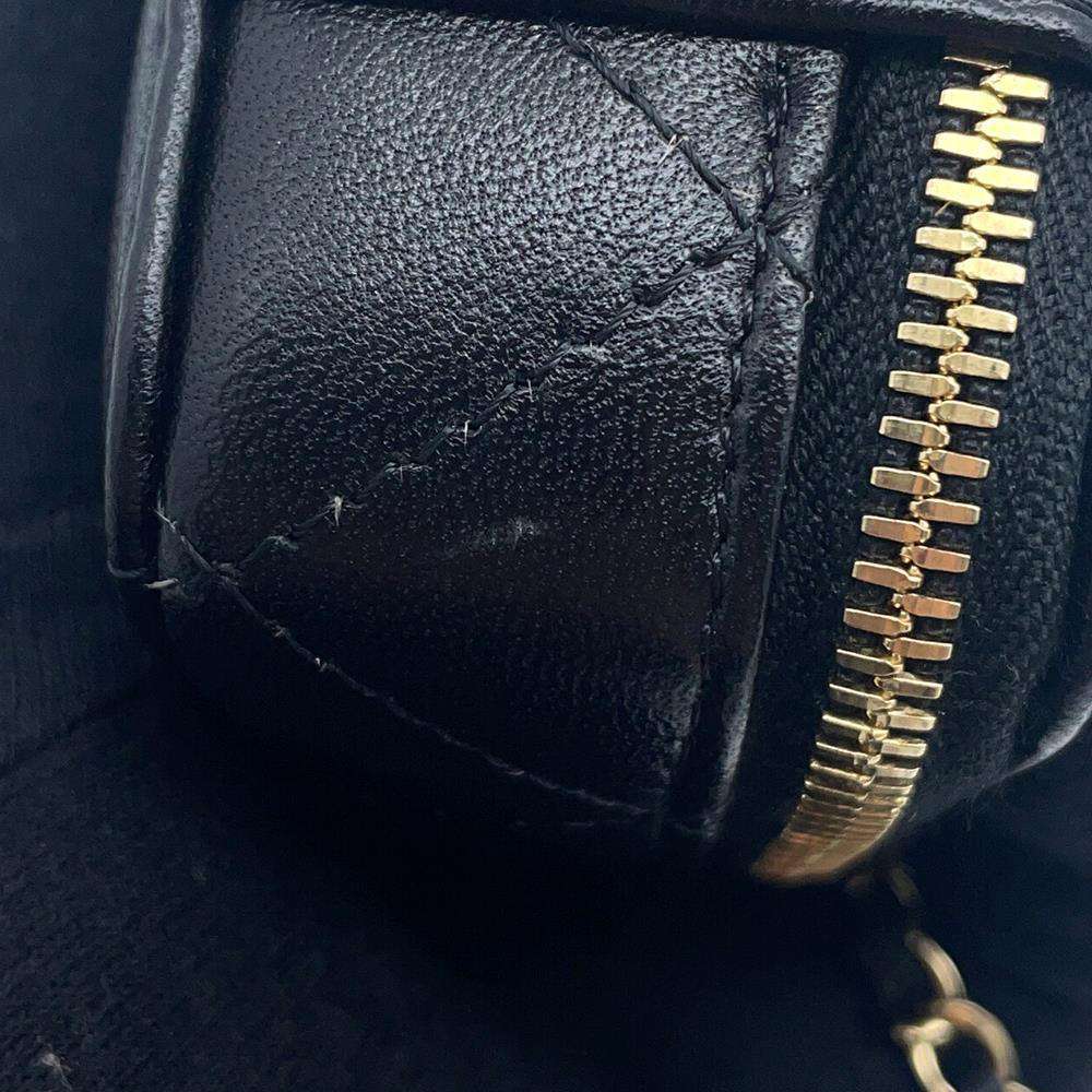 CHANEL Matelasse CC Logo Shoulder Bag Black/GoldAP2393 Lambskin Metal