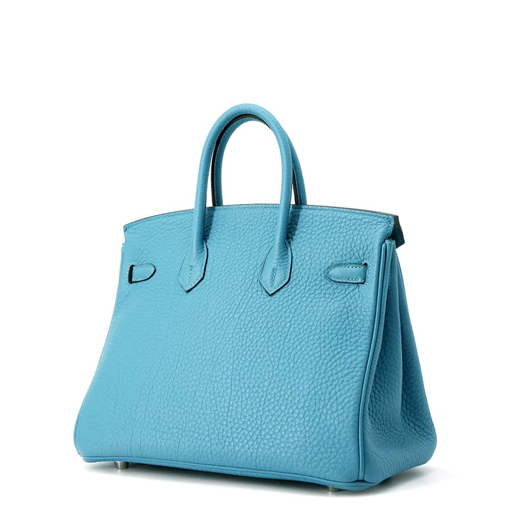 HERMES Birkin Turquoise Togo Leather Size 25
