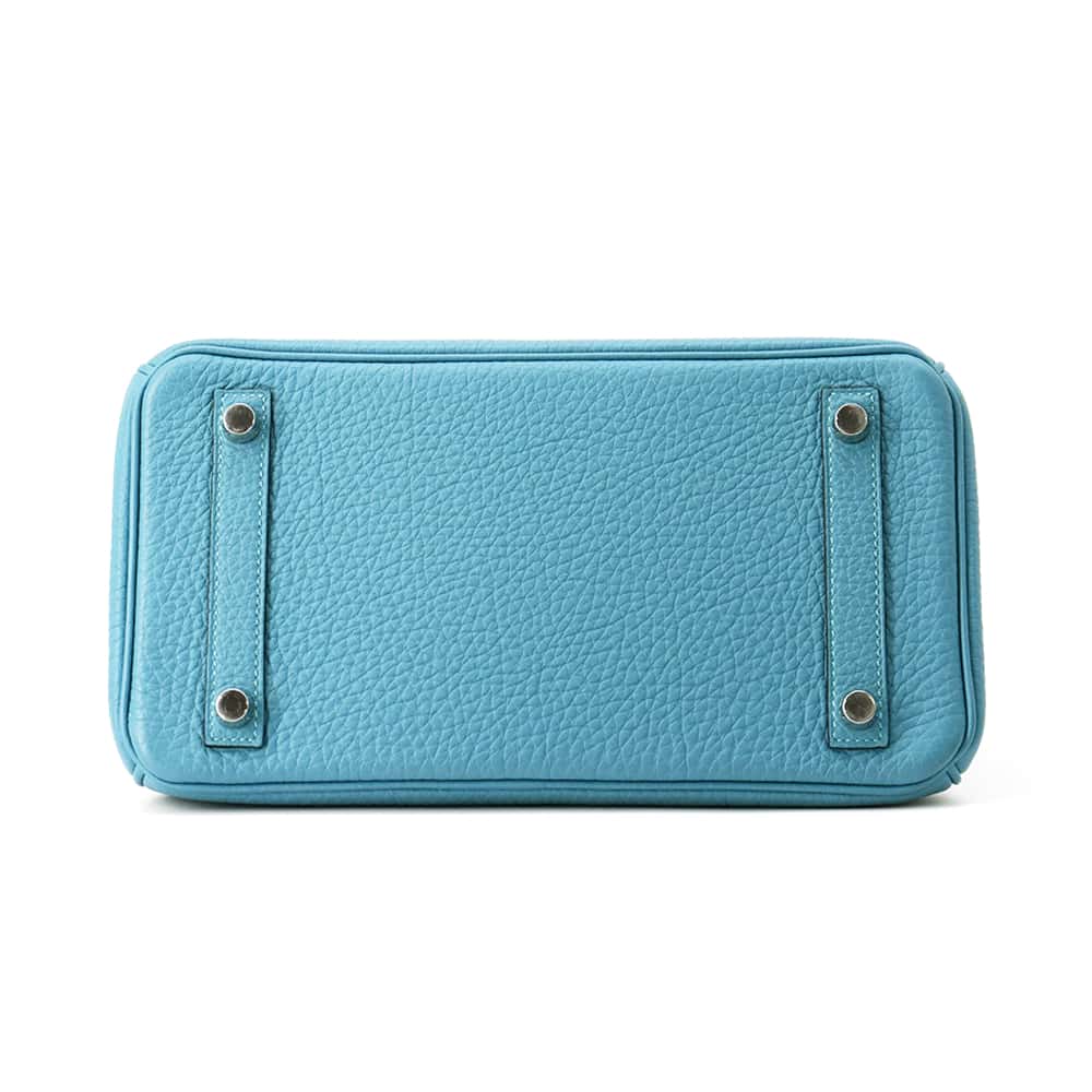 HERMES Birkin Turquoise Togo Leather Size 25