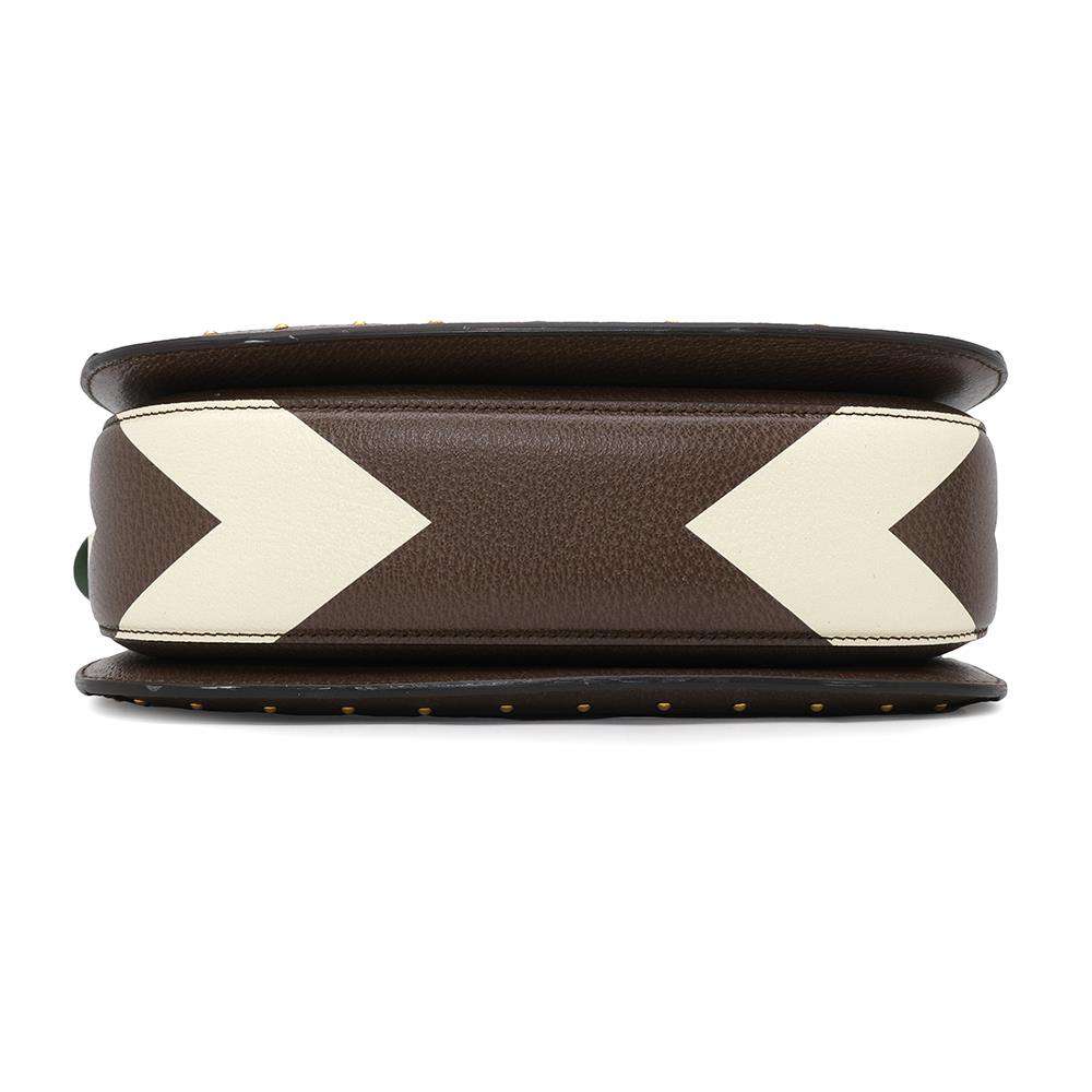 GUCCI GG Supreme Bamboo 2WAY Top Handle Bag Brown/Multicolor679632 PVC Leather Size Medium