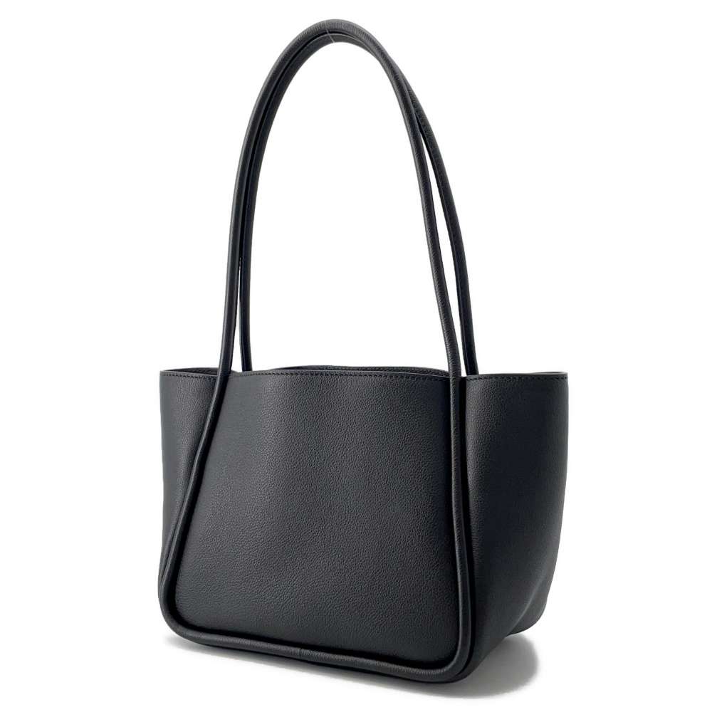 PRADA Mini Tote Bag Black1BG539 Soft Grain Leather