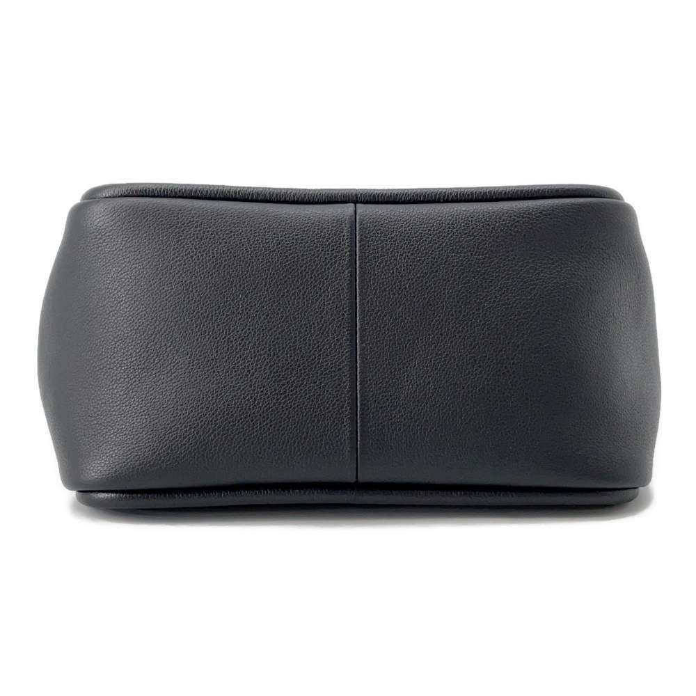 PRADA Mini Tote Bag Black1BG539 Soft Grain Leather
