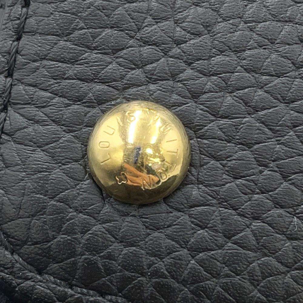 LOUIS VUITTON Capucines BlackM56669 Taurillon Leather Size MINI