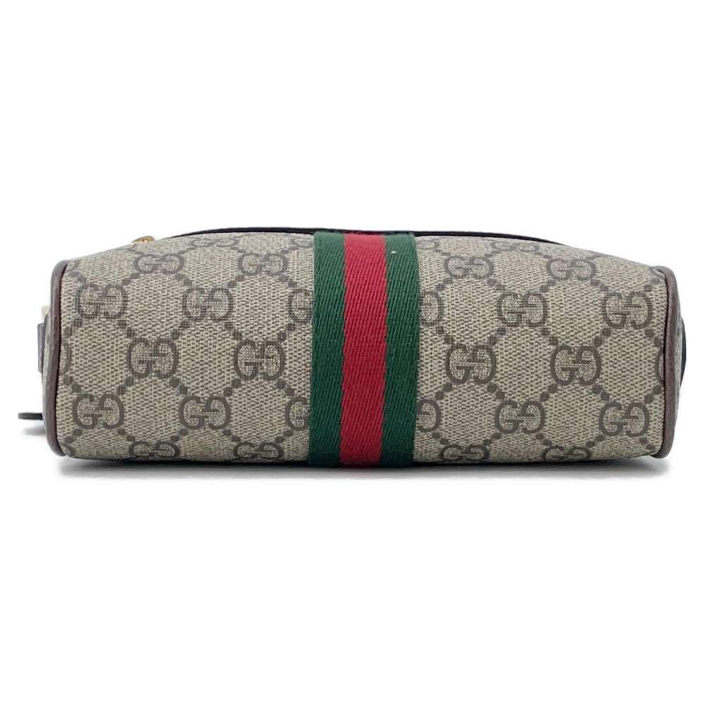 GUCCI Ophidia GG Supreme Shoulder Bag Beige/Brown517350 PVC Leather