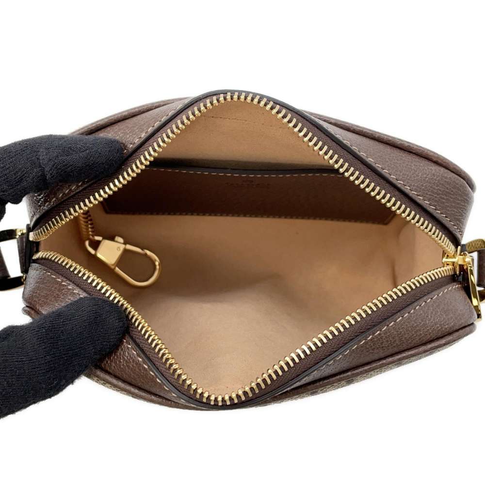 GUCCI Ophidia GG Supreme Shoulder Bag Beige/Brown517350 PVC Leather