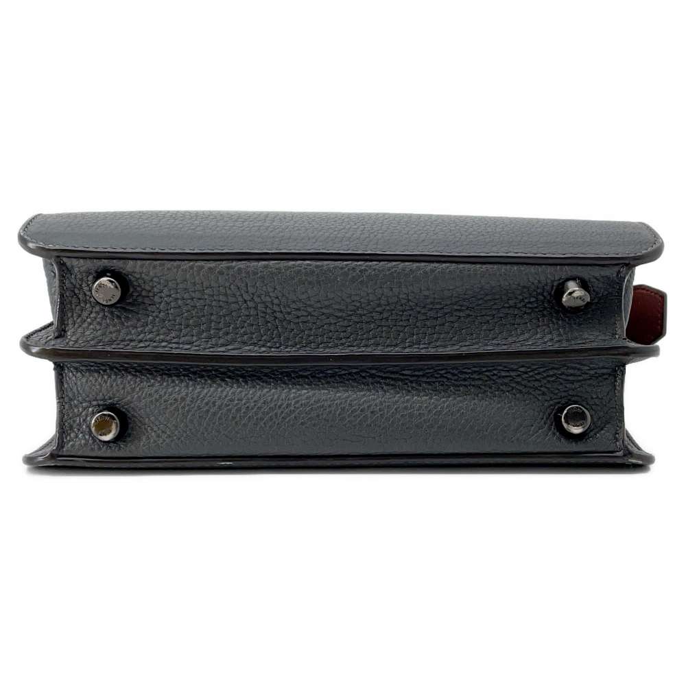 FENDI Peekaboo Icy You Gray/Brown7VA530 Leather Size Mini