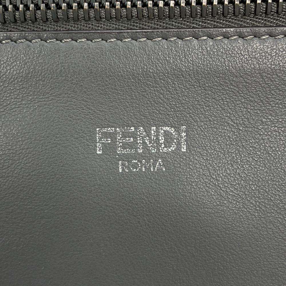 FENDI Peekaboo Icy You Gray/Brown7VA530 Leather Size Mini