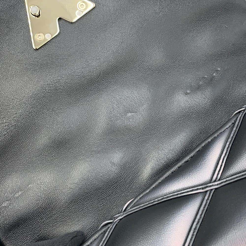 LOUIS VUITTON GO-14 Black/PinkM23569 Lambskin Size MM