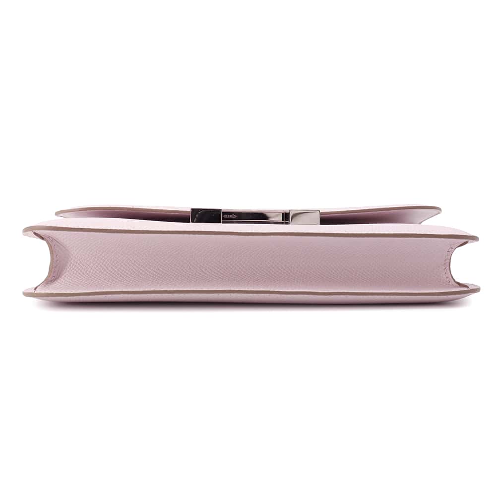 HERMES Constance Elan mauve pail Epsom