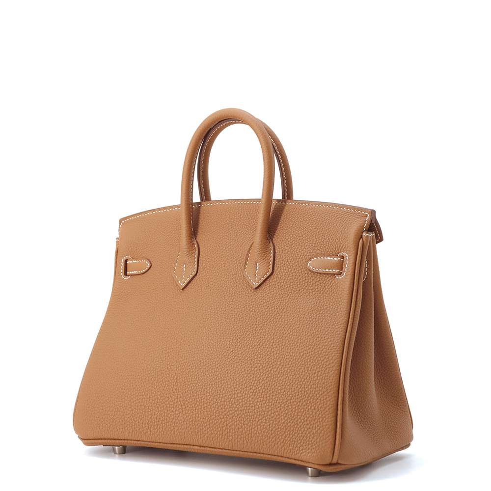 HERMES Birkin Gold Togo Leather Size 25