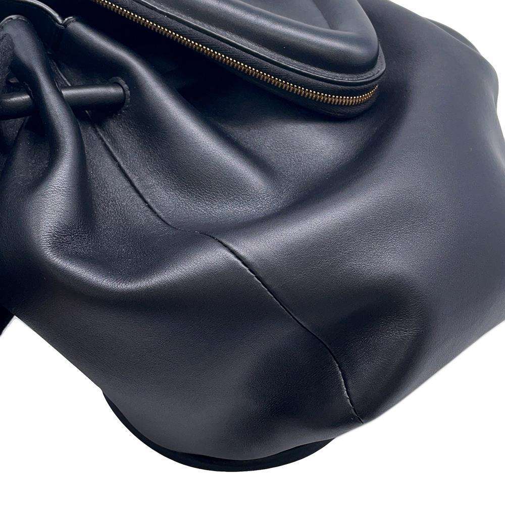 Bottega Veneta Beak Shoulder Bag Black666531 Leather