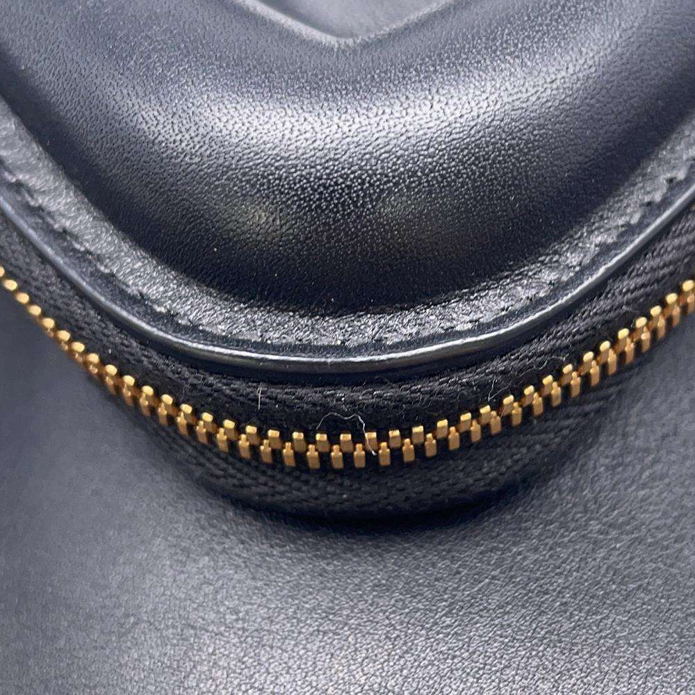 Bottega Veneta Beak Shoulder Bag Black666531 Leather