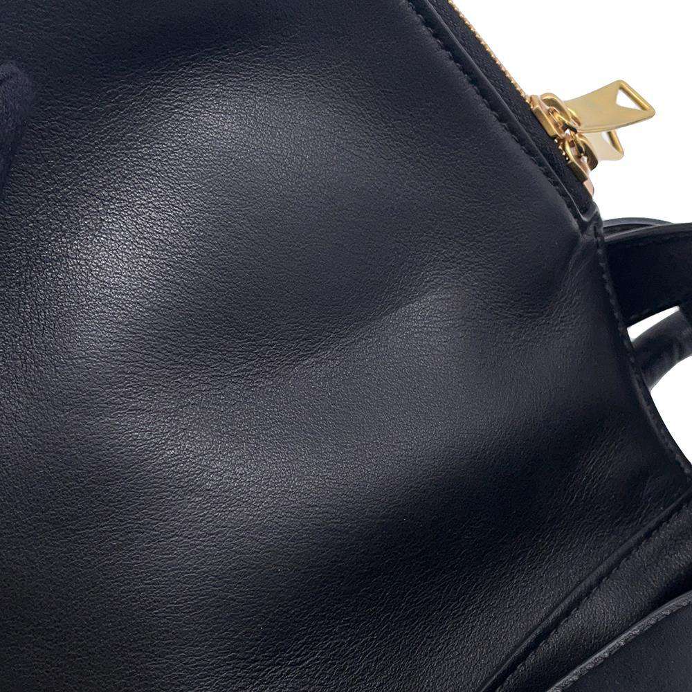 Bottega Veneta Beak Shoulder Bag Black666531 Leather
