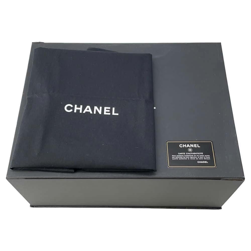 CHANEL Deauville ChainTote Bag GrayA67001 Raffia Leather Size MM
